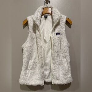 Patagonia Women's White Fleece Vest